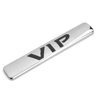 

BBQ@FUKA Auto 3D 100% Metal VIP Car Truck Body Side Decal Sticker Emblem Bagde for bmw audi vw Golf honda ford kia Car-styling