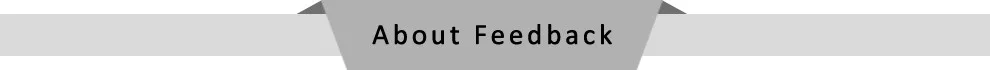 About Feedback