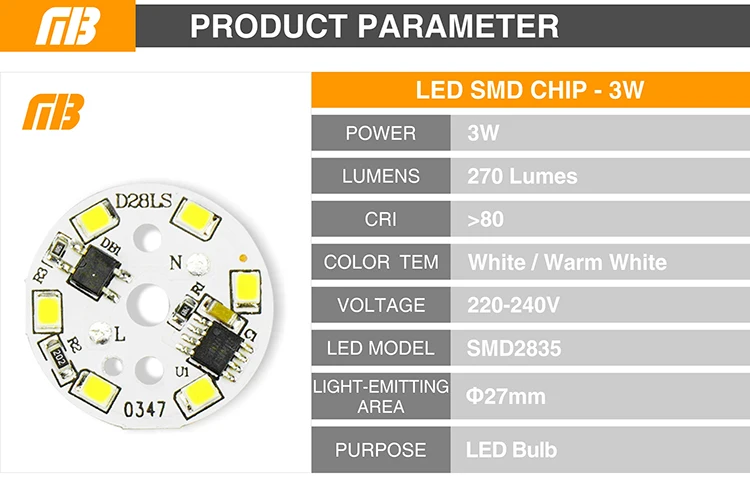 Умный IC светодиодный SMD чип 3 Вт 5 Вт 7 Вт 9 Вт 12 Вт 15 Вт SMD2835 светодиодный светильник AC220V холодный белый теплый белый DIY светодиодный прожектор