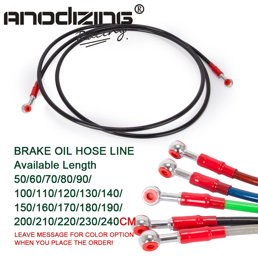 500mm 2400mm Motorcycle Dirt Bike Braided Steel Hydraulic Reinforce