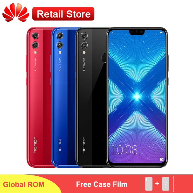 Глобальная версия Honor 8X LTE мобильный телефон 6 5 &quotFHD Kirin 710 Android 8 1 двойная задняя 20MP