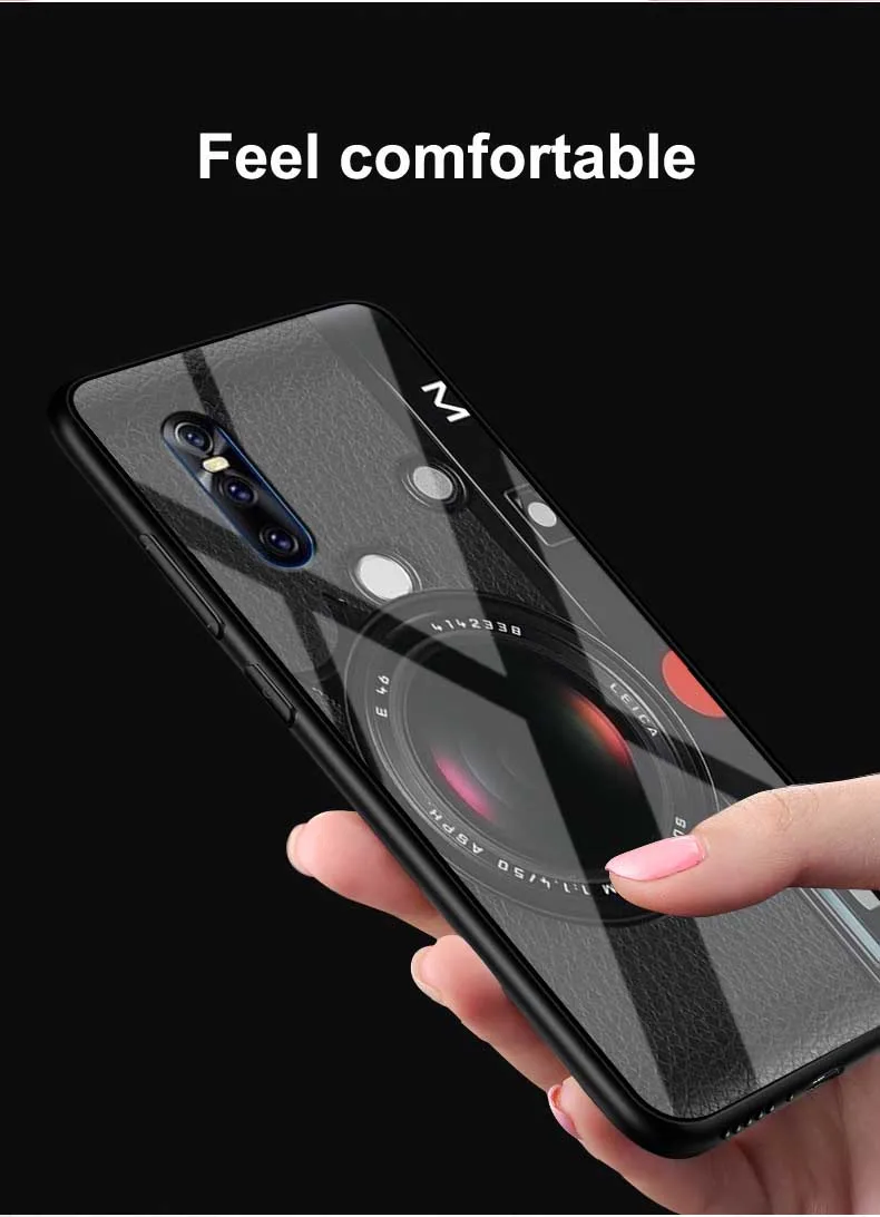 Закаленное Стекло Крышка для Vivo X27 Чехол Мягкий силиконовый чехол твёрдая обложка 6,39 ''для Vivo X27 X 27 телефонные чехлы корпус под плетенную сумку