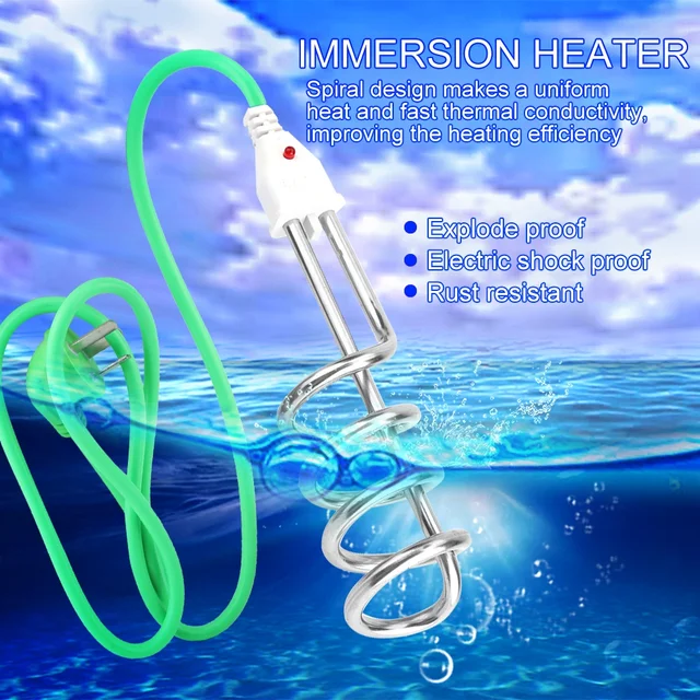 2500w Water Heater Immersion Heater Boiler Bathtub Portable Suspension Electric  Immersion For Tub Travel Camping Tool 220v - Electric Water Heaters -  AliExpress