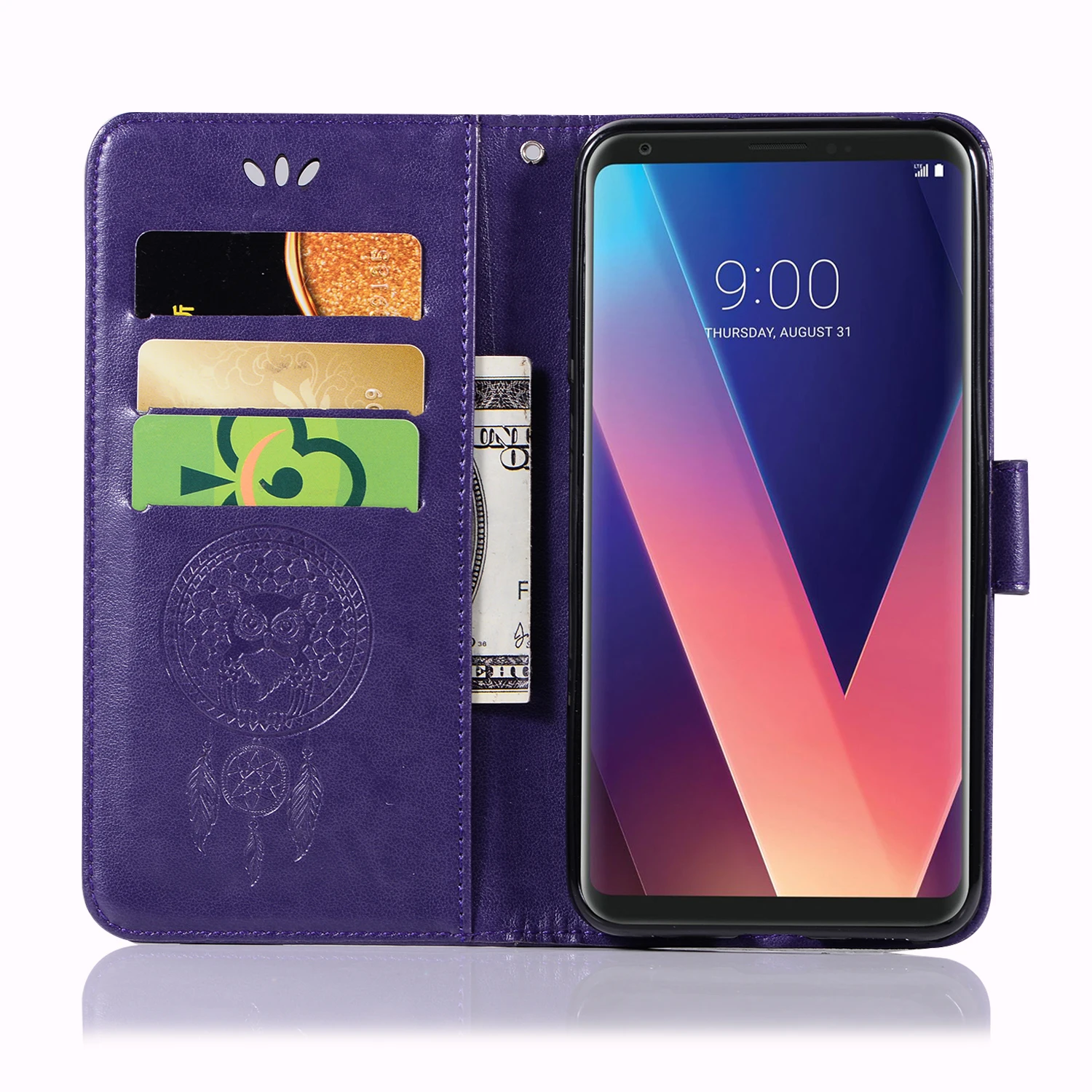 I sheeta для LG V30 чехол из искусственной кожи с совой Магнитный кошелек подставка