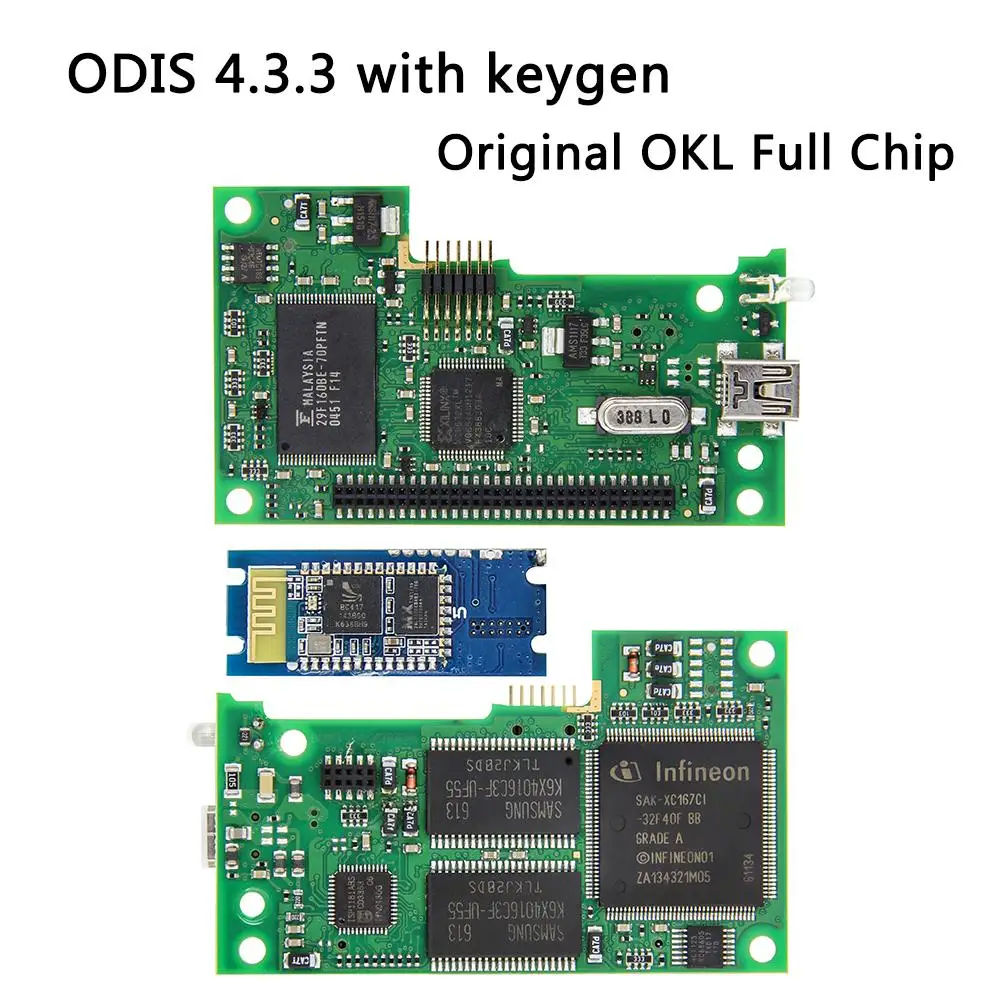 OKI VAS 5054A ODIS V4.3.3 Bluetooth AMB2300 VAS 6154 wifi VAS5054A полный чип V3.0.3 UDS для VAG диагностический инструмент