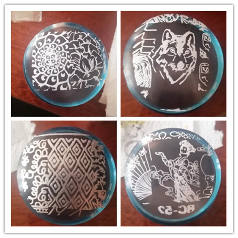 1 шт. 12*6 см серия BC Цветочные штампованные пластины для ногтей DIY изображения