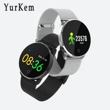 YK02 Good Watch males girls Coronary heart Charge Monitor watches Blood Strain Health Tracker Bluetooth related Android IOS smartwatch