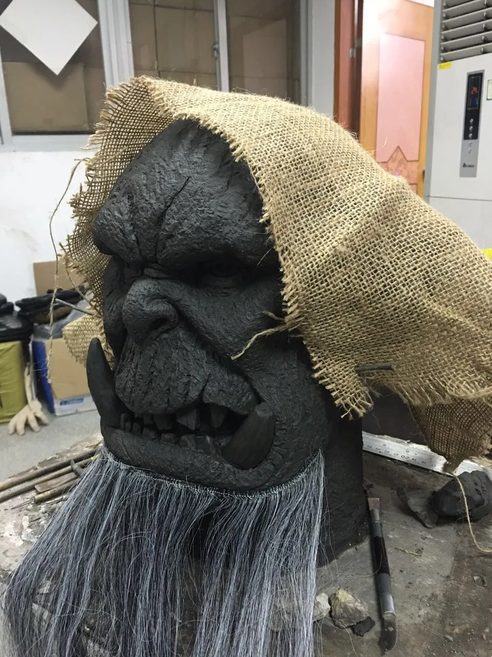 2016 Movie War craft Mask Cosplay Guldan Mask Costume Cosplay Halloween Party Mask Latex3