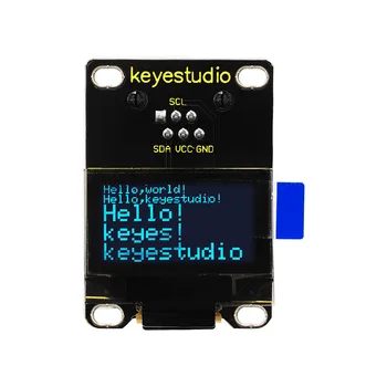 

NEW!Keyestudio RJ11 EASY plug 128 x 64 OLED Module for Arduino STEAM
