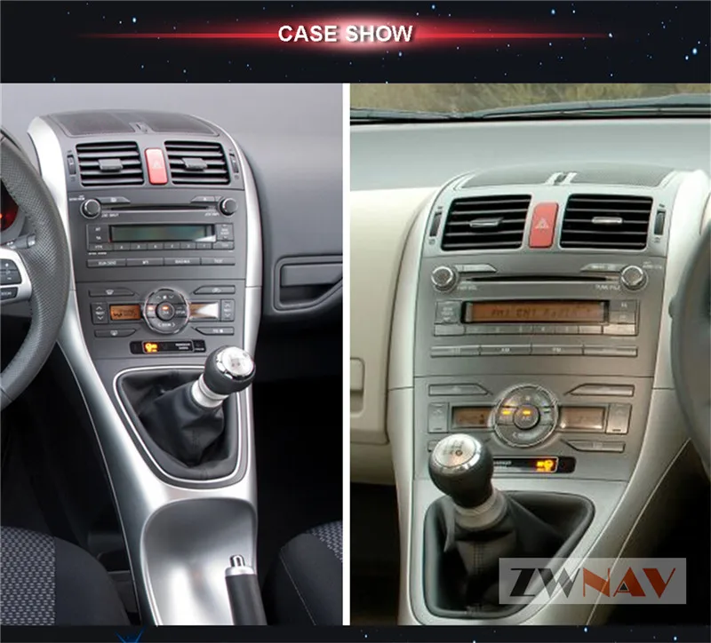 Top Android 8.0 4GB+32GB Car GPS Navigation DVD Player 2din car radio stereo display headunit For TOYOTA AURIS 2006-2012 13