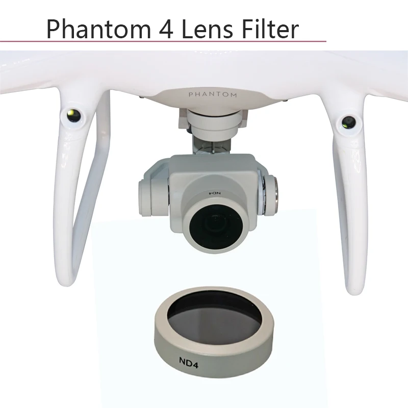 

ND4 Neutral Density ND Filter Lens Filter for DJI Phantom 4 Phantom 4 Pro 4A Advanced Drone Camera Lens HD Screw on Type