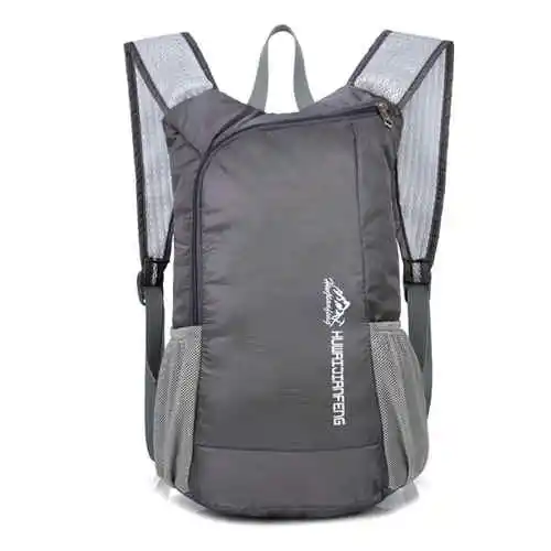 OCARDIAN, уличная спортивная сумка, сумка для бега, водонепроницаемый складной рюкзак, школьный ранец, дорожная походная сумка для ноутбука для женщин и мужчин - Цвет: GY