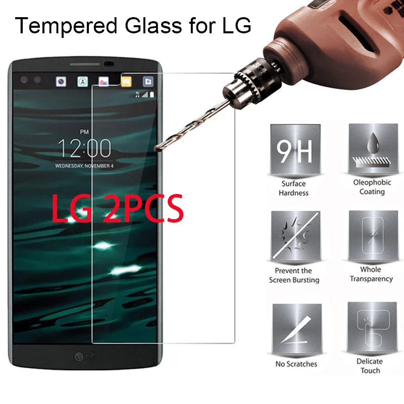 Закаленное стекло для LG Stylus 2 3 V10 V20 V30 прочная пленка для экрана для LG V40 ThinQ X power 2 X защитная пленка для смартфона