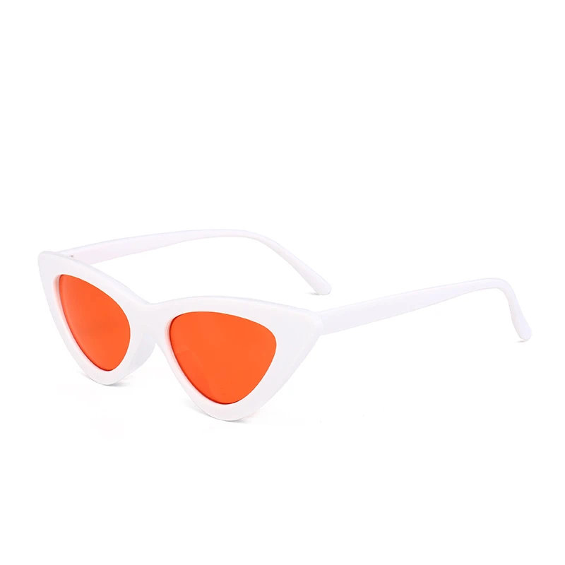 cateye, женские солнцезащитные очки, высокое качество, модные солнцезащитные очки для женщин, маленькие солнцезащитные очки, женские очки, дизайнерские, брендовые, роскошные - Цвет линз: Wred