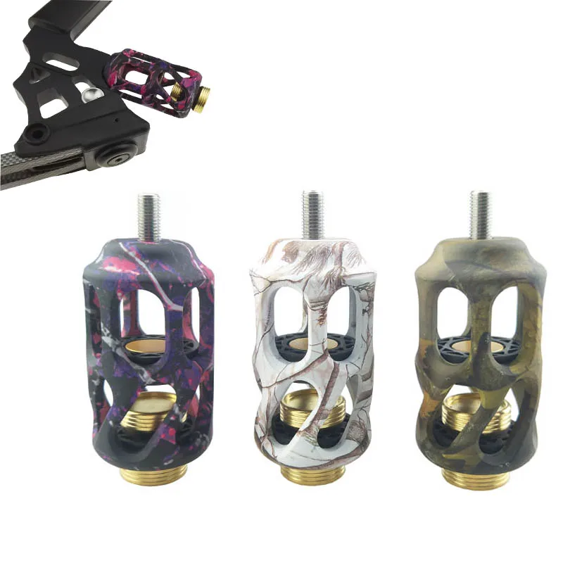 

1 pc Archery Compound Bow Stabilizer 3 Inch CNC Aluminum Recurve Bow Damper Shock Absorber Hunting Vibration reduction
