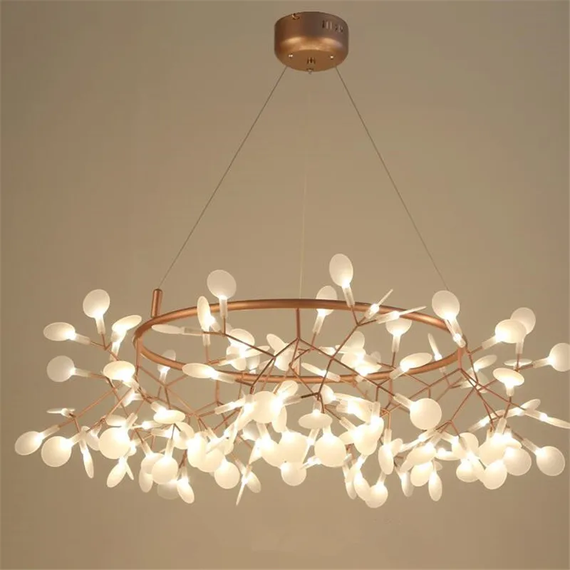

Nordic Led Chandeliers Firefly LED Chandelier Lighting lamp For Dinning Room Shop G4 Lustre Pendant lamp Hanging Light Fixtures