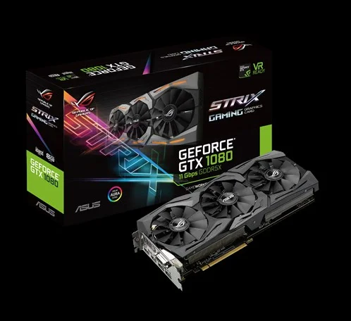Видеокарта ASUS ROG STRIX-GTX1080-A8G-11GBPS raptor war owl non-O8G б/у 90% новая | Компьютеры и офис