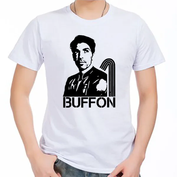 2018 летняя Легенда Gianluigi Buffon 1 Мужская футболка мужские повседневные футболки с
