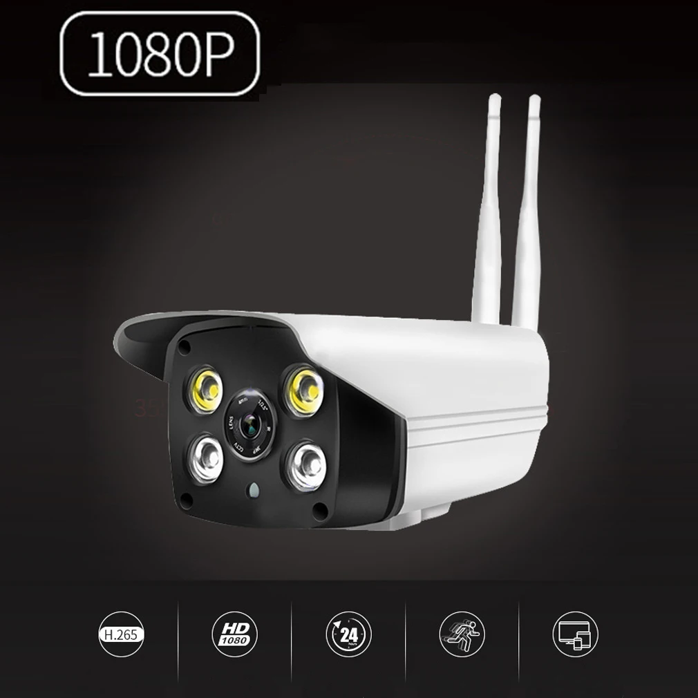 Домашняя безопасность 1080 P наружная Wifi ИК ночного видения беспроводная ip-камера аудио домашняя CCTV; Аудио запись наблюдения детский монитор