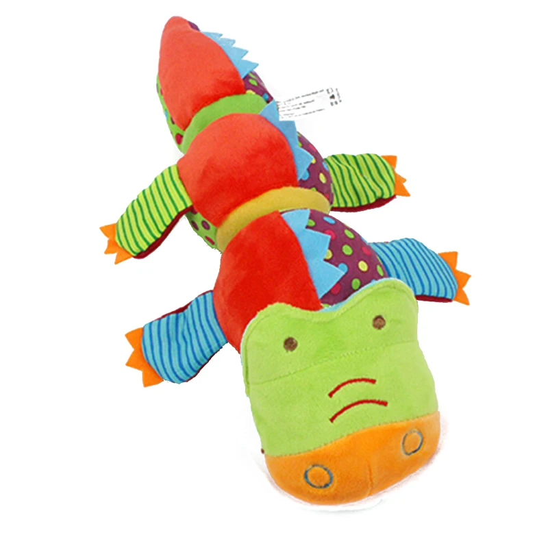 Новое издание плюшевый кукольный ребенок игрушка вращаться крокодил милые животные Плюшевые игрушки Мягкая набивная кукла Развивающие