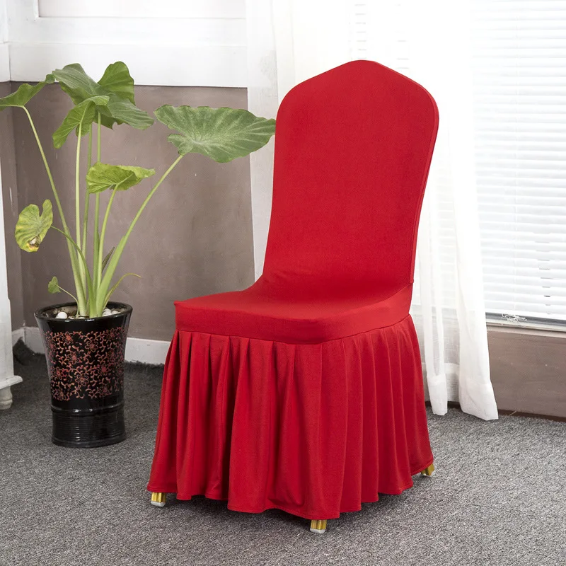 Чехлы для стульев из спандекса для свадебного украшения Вечерние Банкетный стул для отеля чехлы для обеденных стульев Чехлы для домашнего декора funda silla