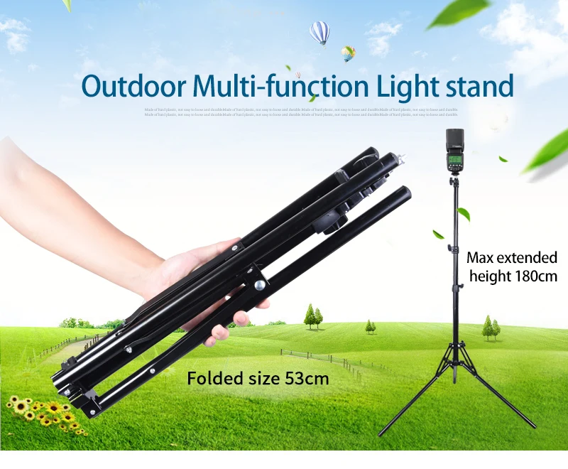 

New Multi-Function Fotografia Studio Light Stand with Holder 1/4 inch Screw for Camera DV Strobe Lighting Softbox Speedlite