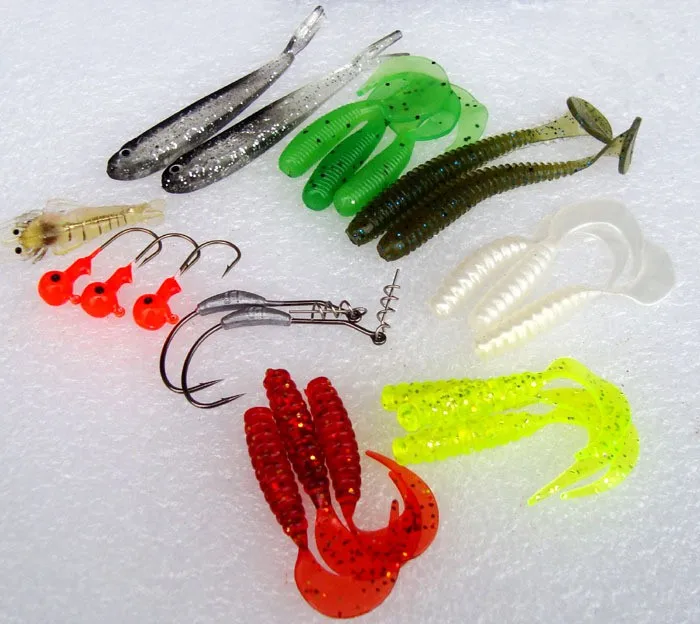 Fresh water Fishing Lures Snakehead Hooks Spinner Spoon Soft Mouse Bait