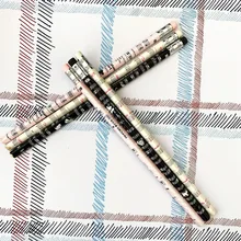 4X Kawaii музыкальные ноты стандартный деревянный карандаш с длинной ручкой инструмент для рисования школьные офисные принадлежности студенческие Канцелярские Товары для детей Подарки