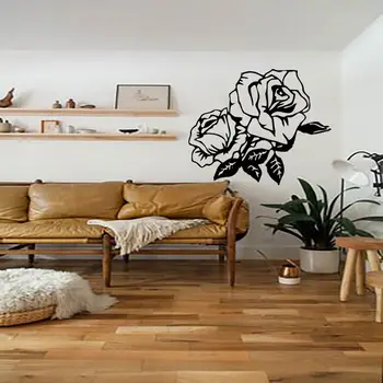 

Wall Decals Flowers Decal Vinyl Sticker Bathroom Kitchen Bedroom Decor Art