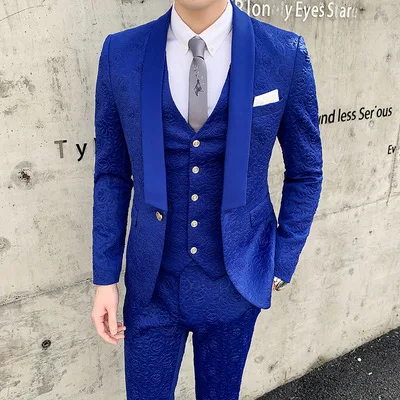 blue suit design