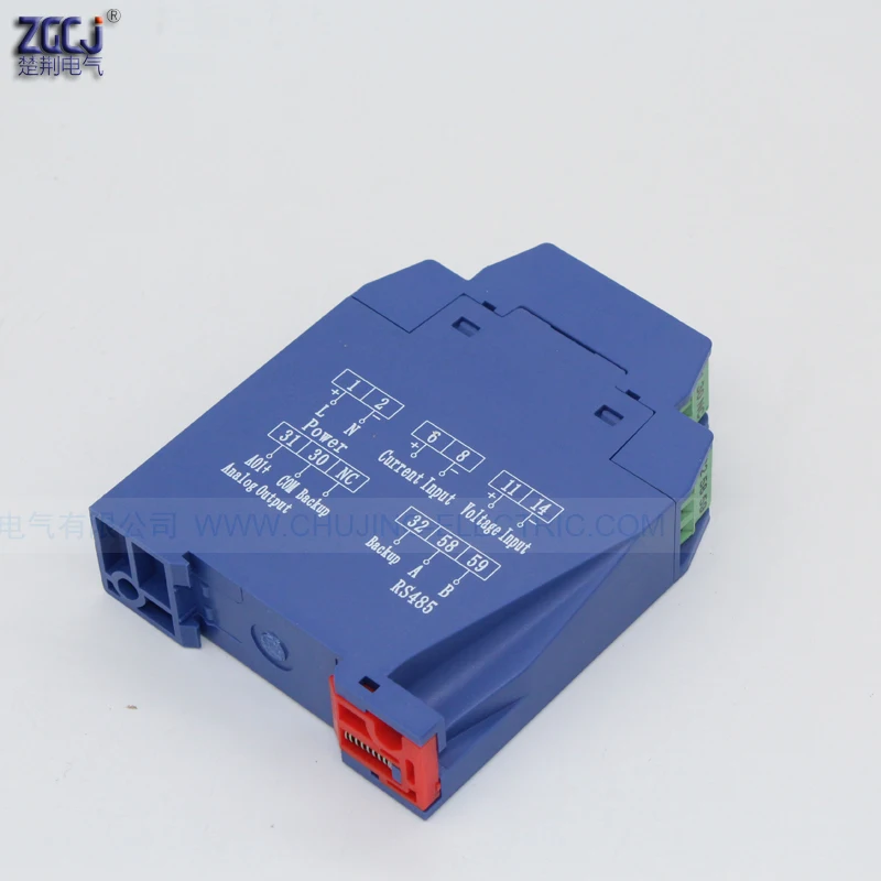 AC 1A AC 5A вход 4-20 мА 0-5 в 0-10 в DC однофазный преобразователь переменного тока/передатчик аналоговый выход амперметр с RS485