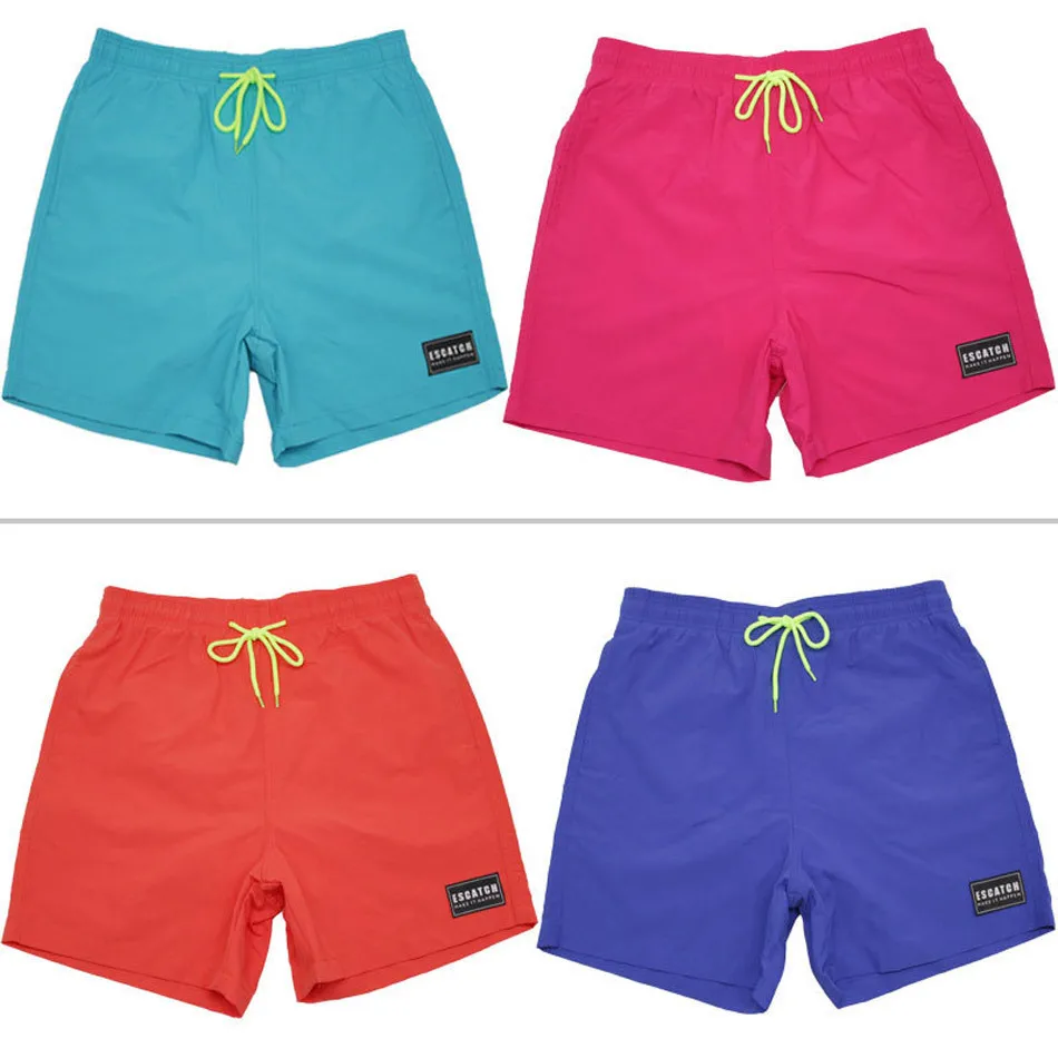 2018 stroje kąpielowe mężczyźni pływanie Trunks Mens Swim Briefs Maillot de Bain Homme strój kąpielowy Bermudy Surf Beach Wear Man Board Spodenki -