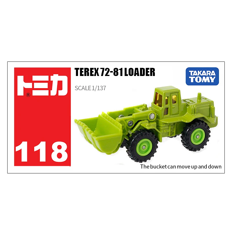 

Takara Tomy Tomica Terex 72-81 Loader Truck Metal Diecast Model Toy Car New in Box #118