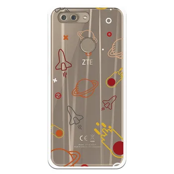 

Stand case costume drawing Space WP018 for ZTE Blade V9
