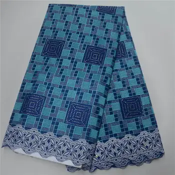 

New Swiss Lace Fabric African Dry Cotton Voile Lace With Stones High Quality Swiss Voile Lace In Switzerland LP30