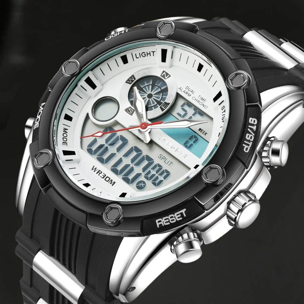  Top Luxury Brand Men Sports Watches Men's Quartz Analog LED Clock Man Fashion Sports Army Military 