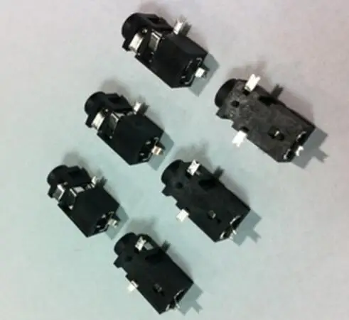 

10PCS 2.5mm Female Audio Connector 3 Pin SMT SMD Headphone Jack Socket PJ-208