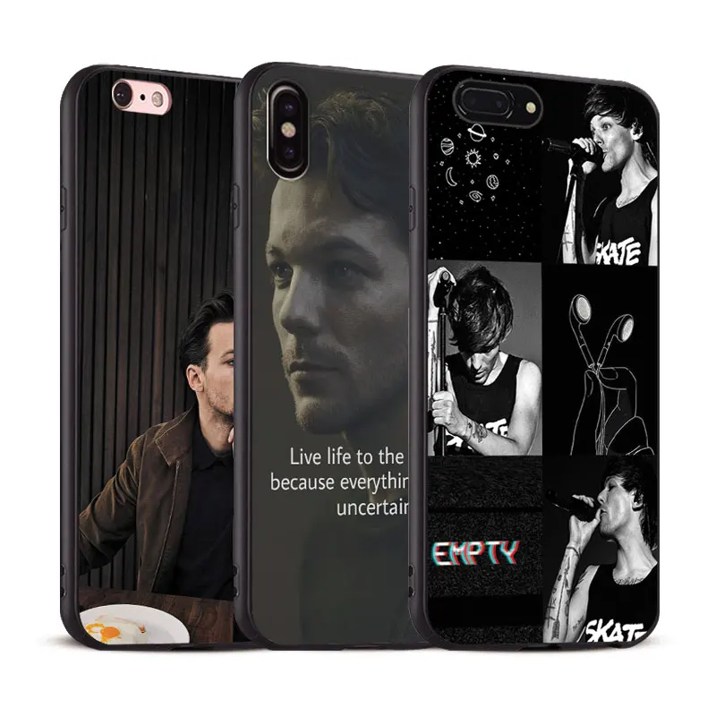 Louis Tomlinson Coque For Apple iPhone X 8Plus 8 7Plus 7 6SPlus 6s 6Plus 6 Se 5s 5 Soft Silicone Tpu Phone Case Shell Cover