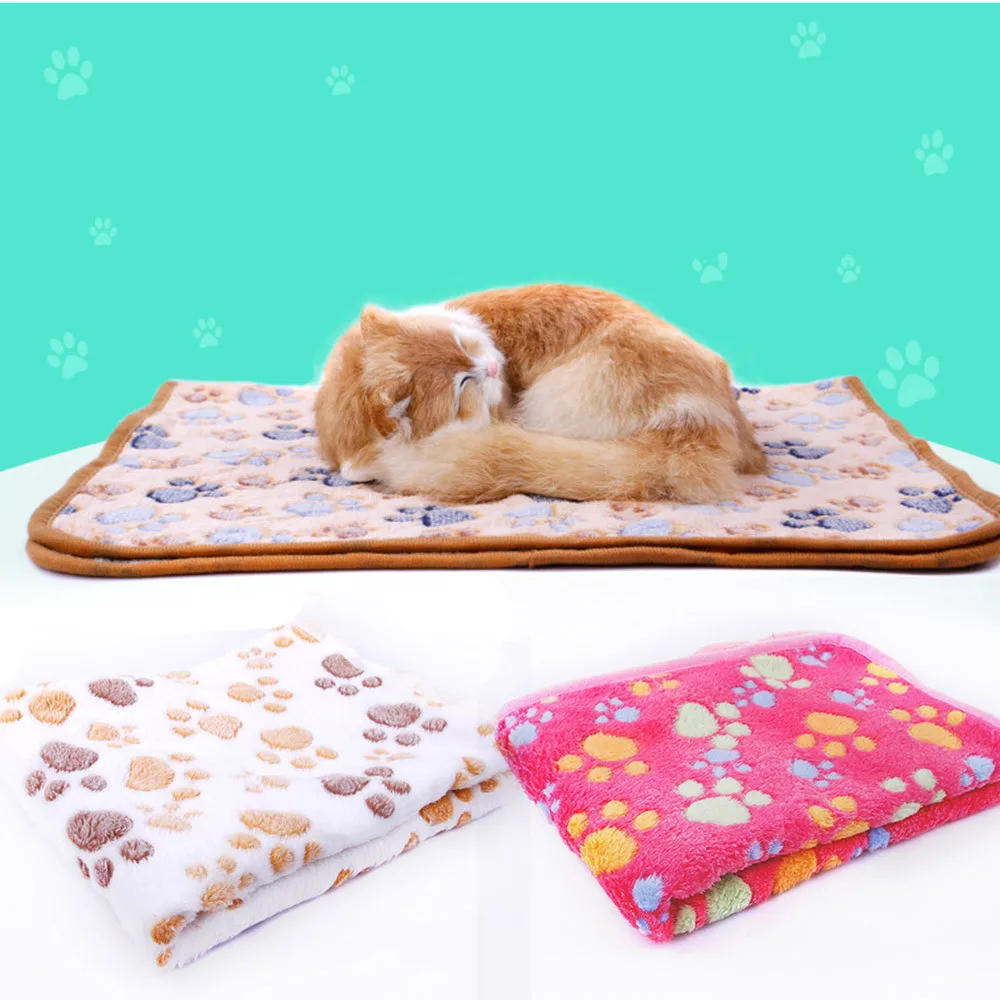 

Coral Fleece Pet Dog Cat Blanket Towel Pet Dirty Paw Carpet High Suction Towel Dog Drying Microfiber Absorbent Towel 100x80cm