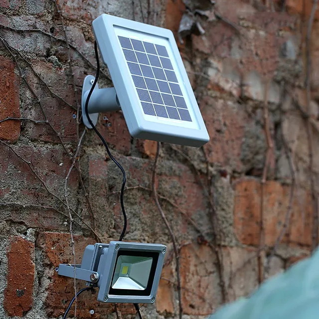 Us 48 98 31 Off Tamproad Led Floodlight Exterior Lighting Solar Powered Outdoor Spotlight For Yard Garden Walkway Gazebo Patio Roof Outside Wall In