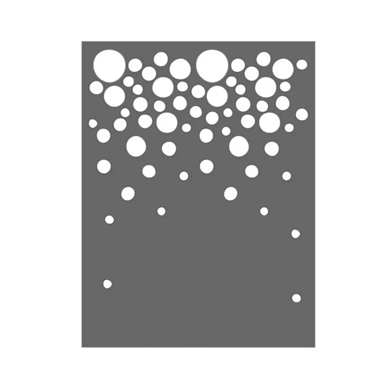 

Naifumodo Falling Circles Background Dies Metal Cutting Dies New 2019 for Scrapbooking Album Paper Crafts Diecuts Stencil Decor