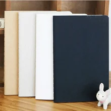 200 шт DIY A6 милый блокнот из крафт-бумаги с пустой бумагой, креативная книга для эскизов, детский подарок, корейские канцелярские принадлежности