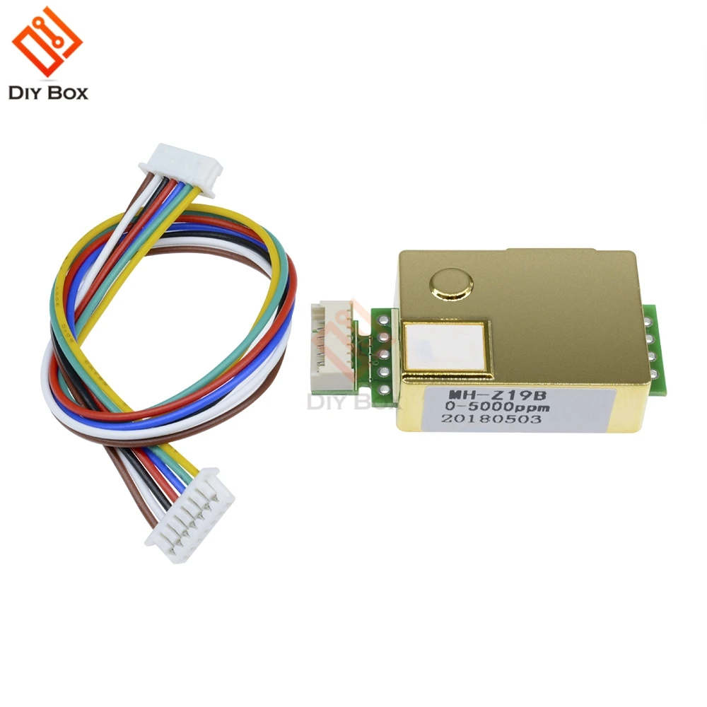 MH Z19 NDIR модуль датчика СО2 инфракрасный датчик 0 5000ppm для монитора углекислого газа
