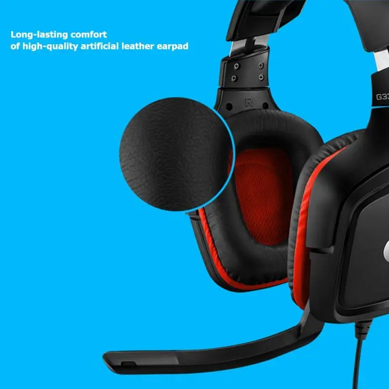 Игровая гарнитура logitech G331, 3,5 мм, проводные стерео наушники с микрофоном, Накладные наушники для ПК/PS 4/Xbox One/kingd Switch/Phone