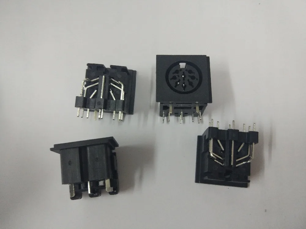 

30 pcs Circular DIN Jack Female S Terminal 8 pin PCB Mount Connector