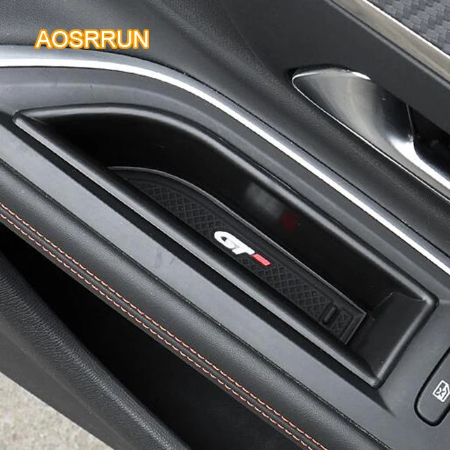 Aosrrun Door Armrest Storage Box Pick Up Covers Car Aosrrun Door Armrest Storage Box Pick Up Covers Car Accessories For Peugeot 5008 2017 2018 Styling 2pcs 1set