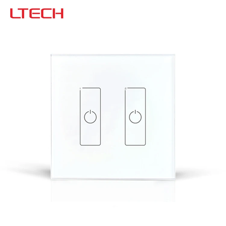 

DA2 DALI Wall Mount LED Touch Panel,2CH On/Off Switch Dimmer