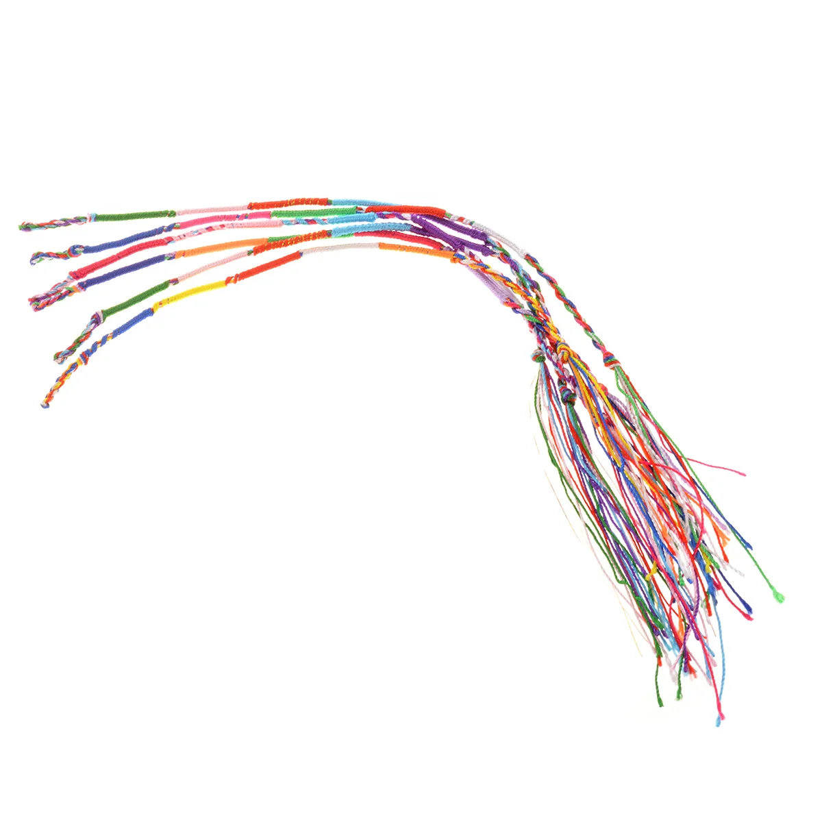 1PC Bohemian vintage ethnic style handmade cotton woven rope tassel hair band