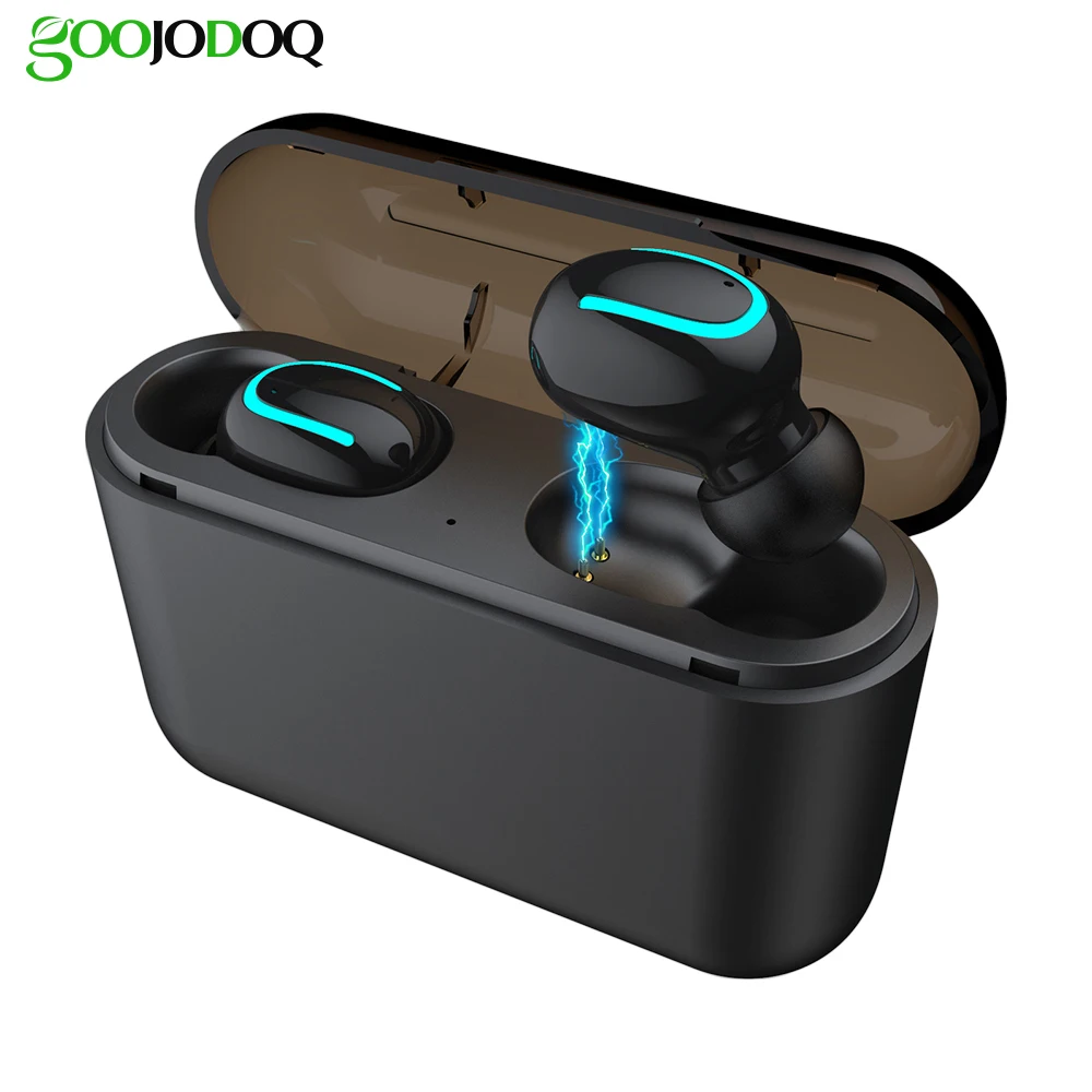 

TWS Bluetooth 5.0 Wireless Gaming Earphone Mini In-ear Sports Wireless Earphone HiFi 3D Stereo Bluetooth Headset Waterproof Ture