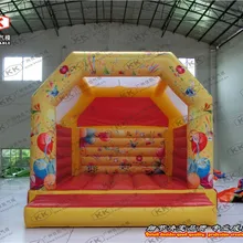 Надувные Луны вышибала для перепродажи, двойной прыжки вышибала Коммерческая Аренда